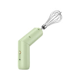 Batteur 13W avec 3 modes travail batteur à oeufs électrique pliable sans fil avec 2 types de bâtonnets mélangeurs batteur electrique
