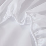 Couvre-lit imperméable à la poussière de haute qualité 180 * 200CM protège-matelas blanc pur imperméable au chapeau de lit