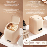 Mini machine à laver portable 9L 10w 24,5x30,5x25,5cm mini laveuse pour sous-vêtements chaussettes machine à laver lave-linge