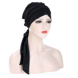 Hijab femme bonnet musulmane turban chapeaux elastique wrap hijab cap pour chimio yoga maquillage chapeaux bonnet nuit bonnet chimio