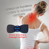 Electrostimulateur 150mA Microcourant Portable Remplaçable Contrôle tactile Changement de mode Stimulateur Musculaire