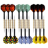 Fléchettes 15 cm Pointe aiguille en acier 6 types de tiges en PVC Convient à tous les joueurs de fléchettes Flechette Pointe Acier