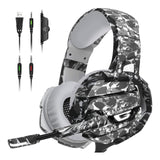 Casque de jeu 50 mm taille du haut-parleur prise casque usb casque de jeu pour ordinateur filaire les lumières rvb sont réglables