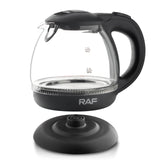 Bouilloire Électrique Transparente 1L 1600w Bouilloire avec Arrêt Automatique Sécurisé Sans BPA avec Indicateur LED et Câble 0.7m