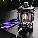 Lampes de camping Réglable à l'infini  Longue durée de vie de la batterie Double éclairage jaune et blanc Lampe de camping portable
