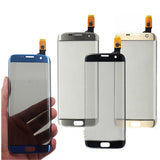 Écran tactile pour téléphone portable  Or Convient au S7 edge Sensible  HD Toucher précis  Verre tactile pour téléphone portable