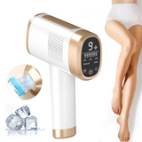 Épilateur lumière avec technologie de refroidissement saphir 9 niveaux d'énergie épilateur pour femme epilateur lumière pulsée