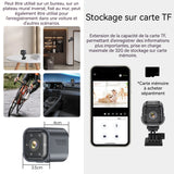 Mini caméra surveillance 1080p wifi audio bidirectionnel vision nocturne infrarouge intérieure caméra caméra de surveillance