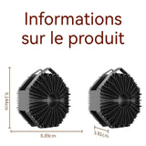 Brosse de massage 81x91mm Silicone Nettoyage en profondeur Facile à transporter Confortable Durable Brosse Massage Cuir Chevelu