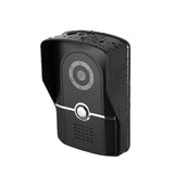 Sonnette filaire couleur 7 pouces HD interphone bâtiment sonnette intelligente villa ensemble de vidéosurveillance portier