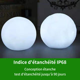 1pcs Luminous Globe Light Remote Controlled Floating Light 30cm Garden Pool Decorative Lamp Household Waterproof Garden Lights