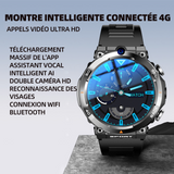 Montre intelligente 2+16G 1.39 Pouces montre connectée femme homme montre de sport appels numérotation montre sport connectée noir