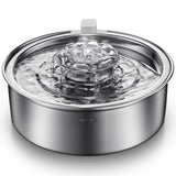 Abreuvoir pour animaux de compagnie  Acier inoxydable  Électrique  Abreuvoir à recirculation  Abreuvoirs pour chats et chiens
