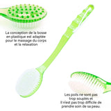 Brosse Dos Douche 365x70x30mm Nettoyage Massage Matériaux résistants à l'abrasion Soulagement de la fatigue Brosse de Bain Ver