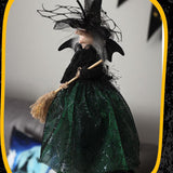 Poupée de sorcière de Festival fantôme, décoration d'arbre en haut d'étoile d'halloween, décoration de bureau, ornement de poupée