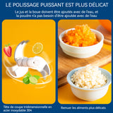 Hachoir 250ml mini hachoir de cuisine électrique rechargeable avec cuillère durable pour cuisine couper et hacher mixeur electrique