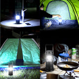Lampe camping 14x9,2x7,9cm rechargeable éclairage extérieur solaire rechargeable portable autonomie longue durée lampe de camping