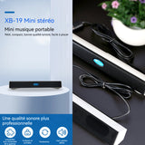 Barre de USB filaire ordinateur petits haut-parleurs plug andplay ordinateur portable bureau haut-parleurslongs minihaut-parleurs