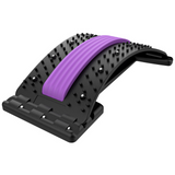 Masseur 4 vitesses réglables étirement de la taille 88 points de massage soulage les maux de dos corrige la posture assise violet