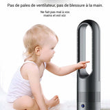 Climatiseur mobile 2 en 1 40w/1400w 50hz refroidissement et chauffage 8 niveaux réglables chauffage ventilateur de climatisation