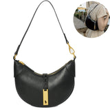 Mode sac à dos sac fourre-tout en cuir croissant selle une épaule diagonale sous les bras boulette Croissant sac femmes