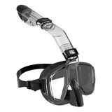 Masque de Plongée 205x105x185mm Grand champ de vision 180 degrés Anti-buéeMatériau de sécurité Confortable Masque de snorkeling