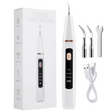 Appareil nettoyage dents 24.5X25X189mm nettoyeur dent portable ondes acoustiques intelligentes portables nettoyeur dentier ultrason