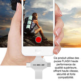 Clé usb 4 en 1 64 GO clé usb stockage mémoire flash multimédia compatible téléphones portables ordinateurs double usage téléphone