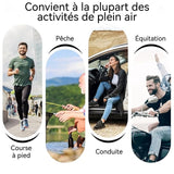 Lunettes de soleil 15x12,2cm lunettes cyclisme polarisées pour homme et femme pour le vélo le plein air la pêche et la randonnée