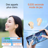 Écouteurs bluetooth 200mAh autonomie environ 8 heures interface Type-C écran LED ergonomique et étanche écouteurs de sport IPX4