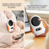 Chauffe-mains rechargeable 45-60 degrés celsius 3 niveaux réglables chauffe-mains affichage numérique rechargeable par USB portable