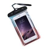 Sacoche étanche pour téléphone portable Étui transparent pour smartphone étanche pour camping Arrosage Kayak Pêche Rafting