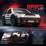 Voiture télécommandée 1:24 4 roues motrices drift voitures jouets enfants RC drift car avec lumière LED voiture radiocommandée