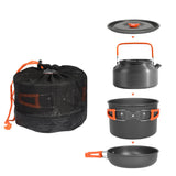 Marmites et casseroles de camping   Sets   Rangement par emboîtement  Facile à transporter Conçu pour le camping en plein air