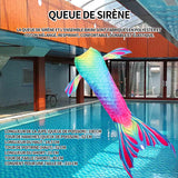 Queue de sirène 100cm longueur de la jupe queue de sirène maillots de bain filles mermaid bikini costume de sirène maillot de bain