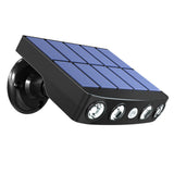 Lampadaire de surveillance solaire extérieur, projecteur d'éclairage de pelouse, de cour et de jardin, lumière étanche à la pluie