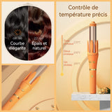 Fer à boucler 32mm 220V réglage de la température à 3 vitesses fer à boucler automatique à ions négatifs pour le soin des cheveux