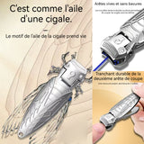 oupe ongles 19x72mm 94g coupe-ongles simple en acier inoxydable cigale avec poudre anti-éclaboussures avec boîte de rangement
