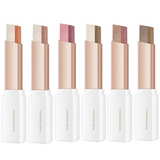Fard à paupières 6PCS fard à paupières en stick bicolore waterproof et anti-bavures design carré biseauté 6 couleurs maquillage