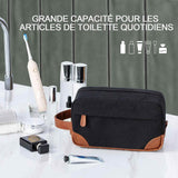 Trousse de toilette 4,2L 25x12x14cm trousse de toilette rétro multifonctionnelle portable grande capacité sac de rasage pour hommes