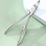 oupe-ongles 13x1,3cm pince en acier inoxydable fabrication soignée mâchoires acérées poignées profilées outils pour les ongles