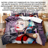 Sets Housse de Couette 135x200cm Enfants Adultes Housse de Couette Ensemble de literie en Microfibre 3D Housse de couette Cartoon