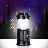 Lampe camping 14x9,2x7,9cm rechargeable éclairage extérieur solaire rechargeable portable autonomie longue durée lampe de camping