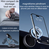 Rotatable car magnetic phone holder 6,6x3,4cm magnetic car phone holder mini support pour téléphone portable ajustement à 360 degrés