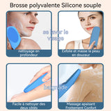 Brosse Dos Douche 206x16x50mm Nettoyage en profondeur Les deux côtés disponibles et Matériaus sûr Confortable Brosse de Bain