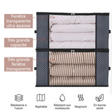 Boîte de rangement 3PCS 50x40x35cm boîte de rangement pour chapeaux boite de rangement vetement sac de rangement pour couettes