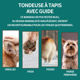 Tondeuse chien professionnelle kit de rasage 4 en 1 pour animaux de compagnie rasage et tonte de tout le corps des animaux blanc
