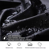 Bâche ronde extérieure en polyester pour barbecue 22pouces imperméable à la pluie et indéchirable bâche de protection pour barbecue