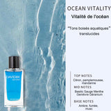 Parfum 50ml 18-25 ton boisé aquatique parfum longue durée parfum de style homme parfum vitalité marine eau de toilette à la mode