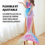 Queue de sirène 108cm longueur de la jupe queue de sirène maillots de bain filles mermaid bikini costume de sirène maillot de bain